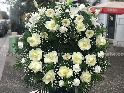 Small white wreath