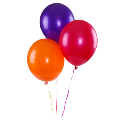 3 balloons