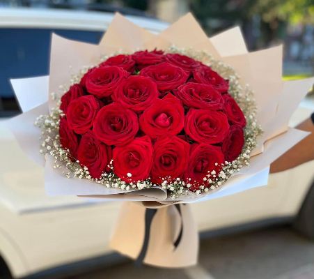 Bouquet of 30 red roses