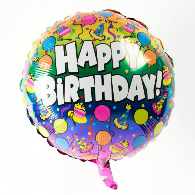 Happy birthday - foil paper balloon