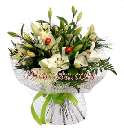 Bouquet of 7 lilies