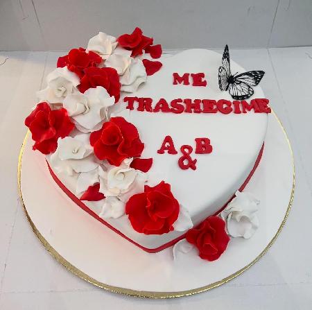 Heart cake