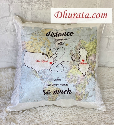 Pillow with graphic