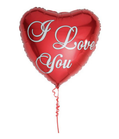 Foil paper balloon - I Love You