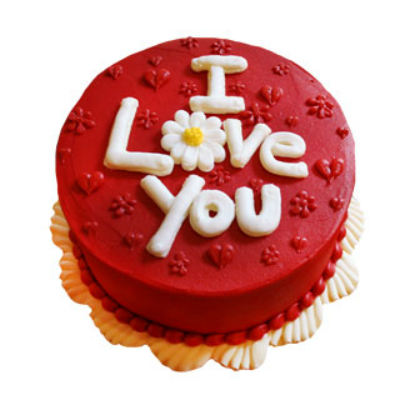 I Love You cake